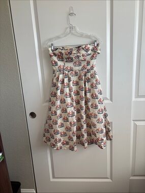 Anthropologie | Dresses | Bhldn Talia Strapless Dropwaist Mini Dress |  Poshmark